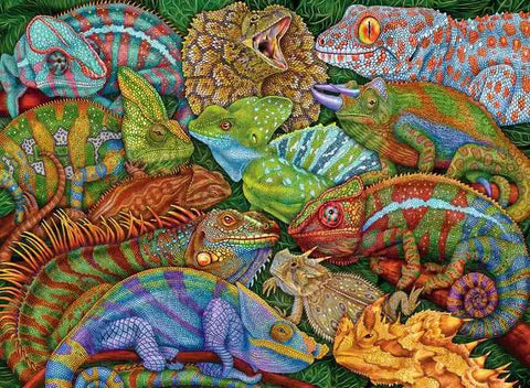 Puzzle - Riveting Reptiles (300pc)