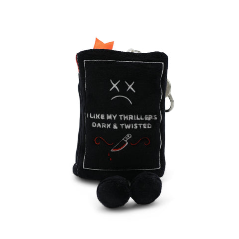 Keychain - "I Like My Thrillers Dark & Twisted" Book Plush