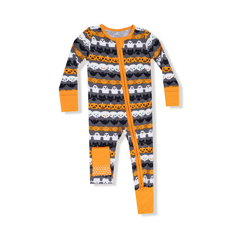 Coverall (2 Way Zipper) - Halloween Paper Garland Glow in the Dark