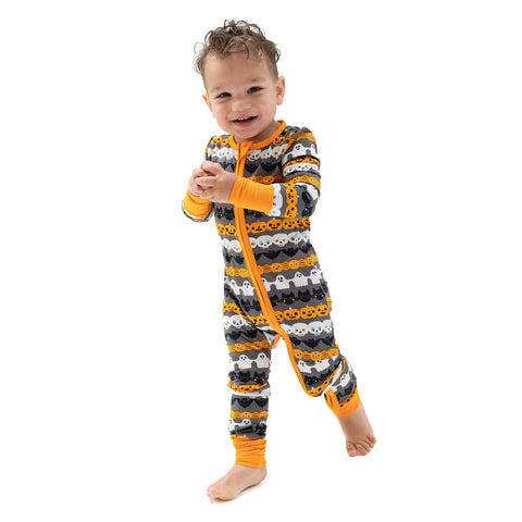 Coverall (2 Way Zipper) - Halloween Paper Garland Glow in the Dark