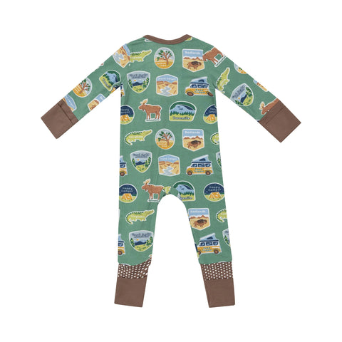 Coverall (2 Way Zipper) - National Park Stickers