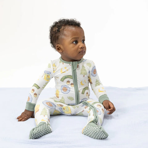 Convertible Coverall (2 Way Zipper) - Camping Blue