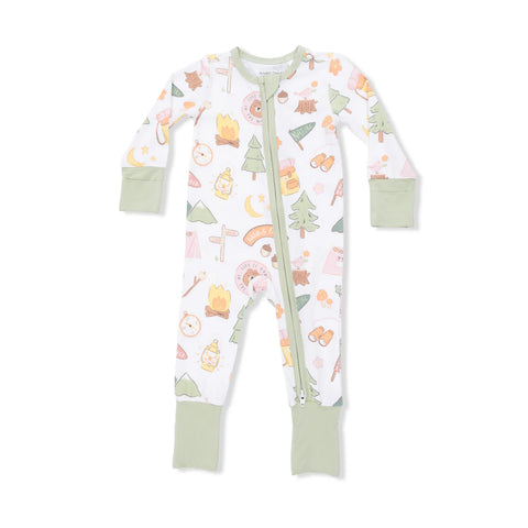 Convertible Coverall (2 Way Zipper) - Camping Pink