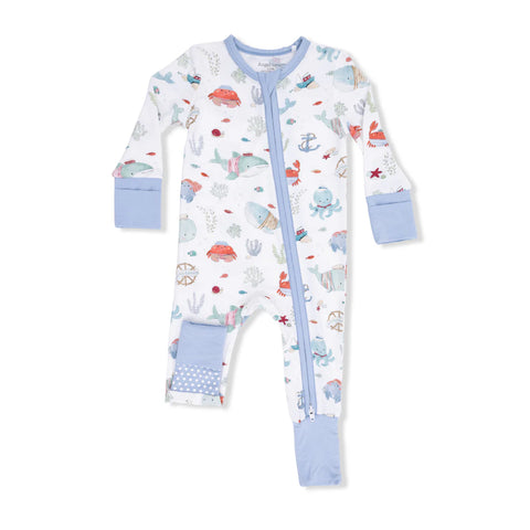 Convertible Coverall (2 Way Zipper) - Sailor Sea Creatures
