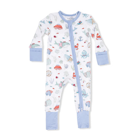 Convertible Coverall (2 Way Zipper) - Sailor Sea Creatures