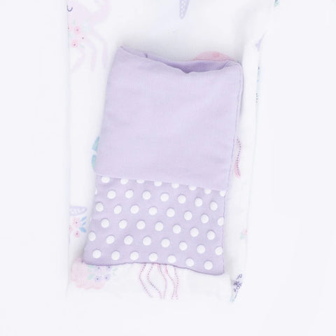 Convertible Coverall (2 Way Zipper) - Floral Sea Creatures