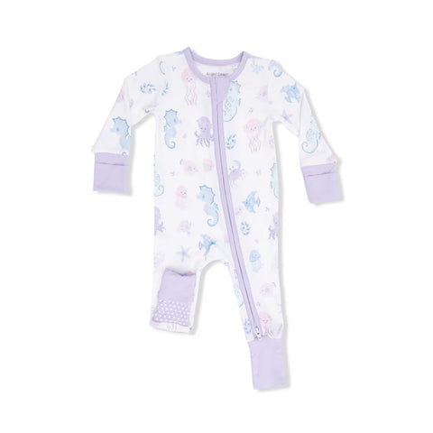 Convertible Coverall (2 Way Zipper) - Floral Sea Creatures