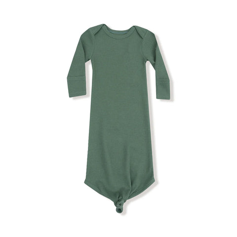 Knotted Gown - Dark Ivy