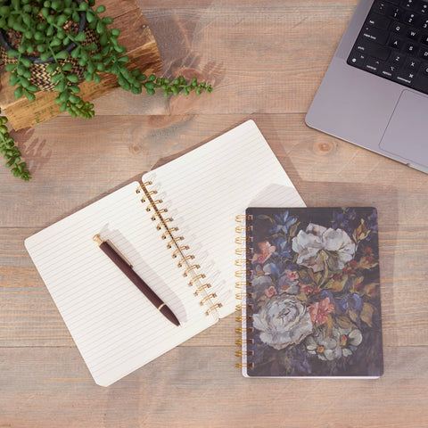 Spiral Notebook - Moody Floral
