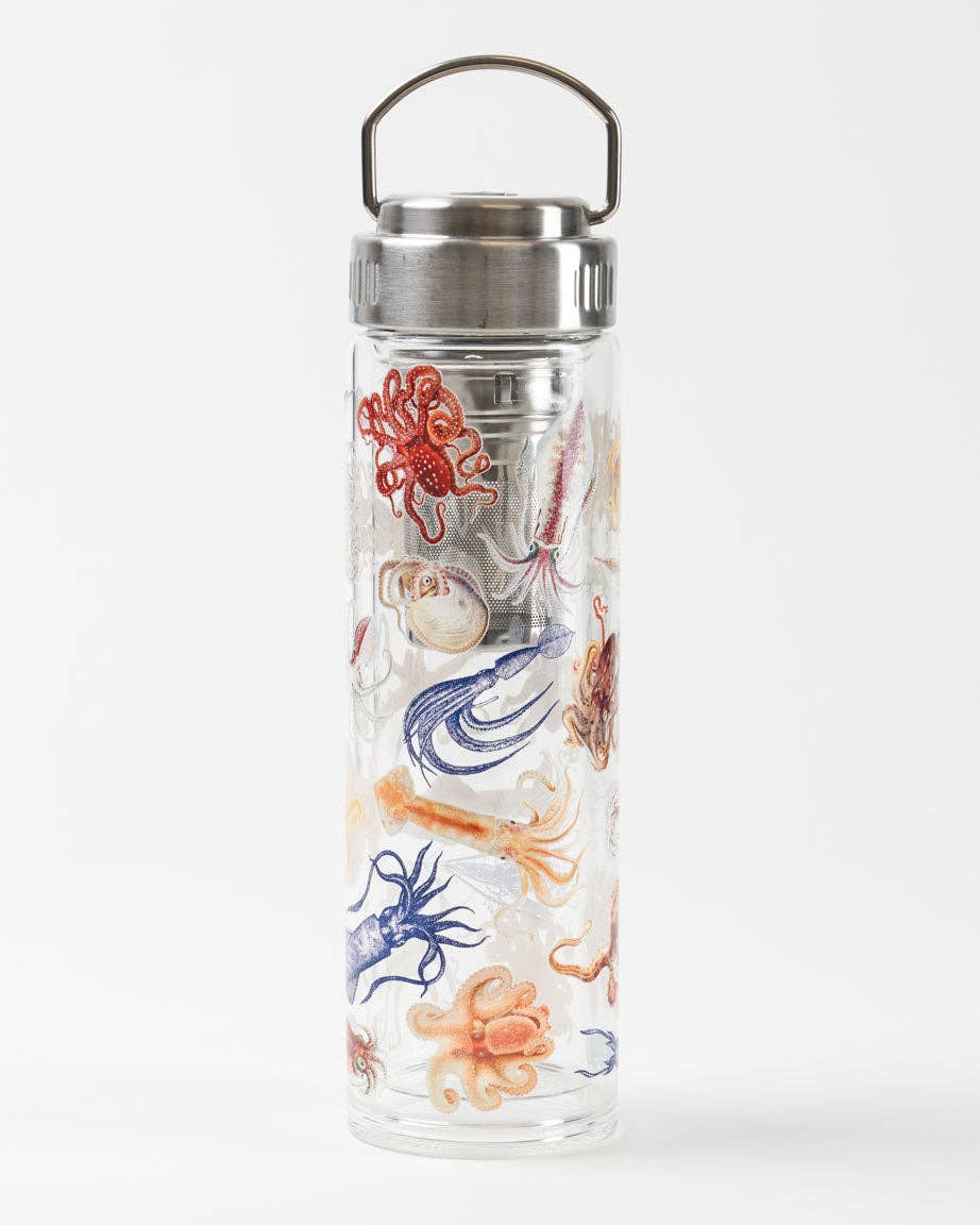 Glass Tea Infuser - Octopus & Squid