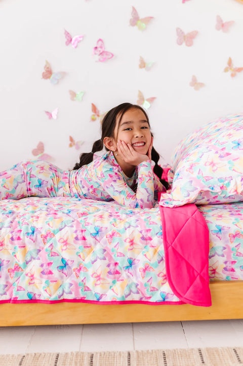 Toddler Blanket - Dahlia Quilt