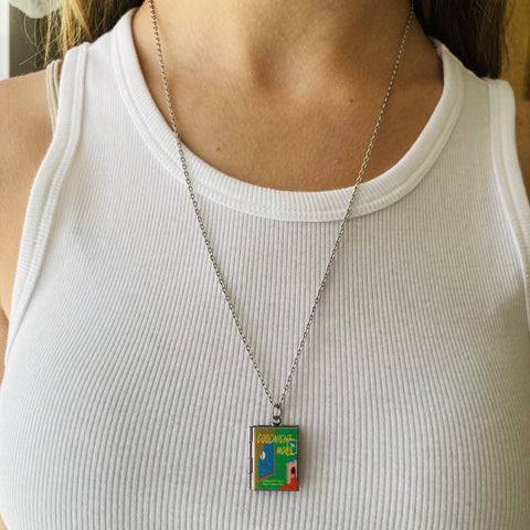 Necklace - Book Locket: Goodnight Moon Stainless Steel