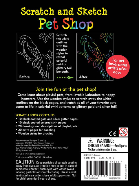 Scratch & Sketch - Pet Shop