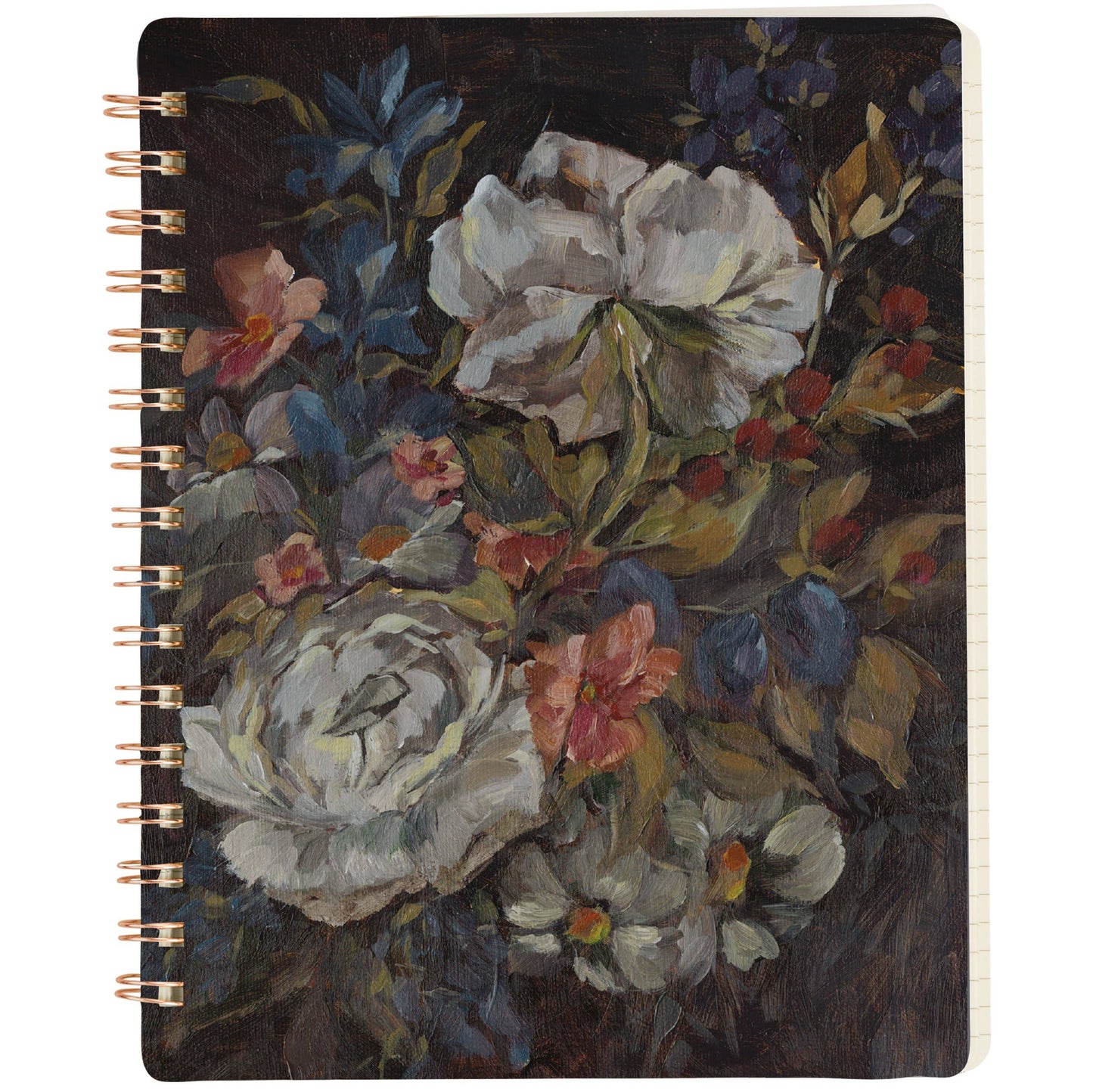 Spiral Notebook - Moody Floral