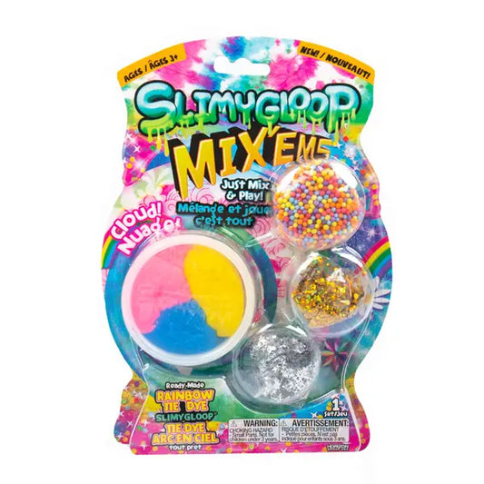 SlimyGloop Mix'ems - Cloud Rainbow Tie Dye
