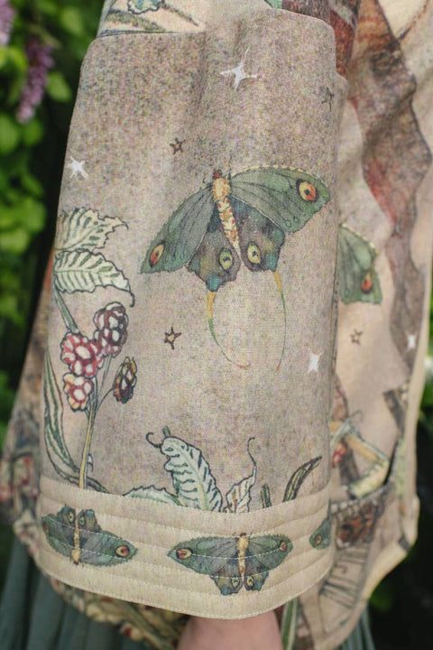 Fleece Cottage Cardigan Kimono Jacket - Lovelight