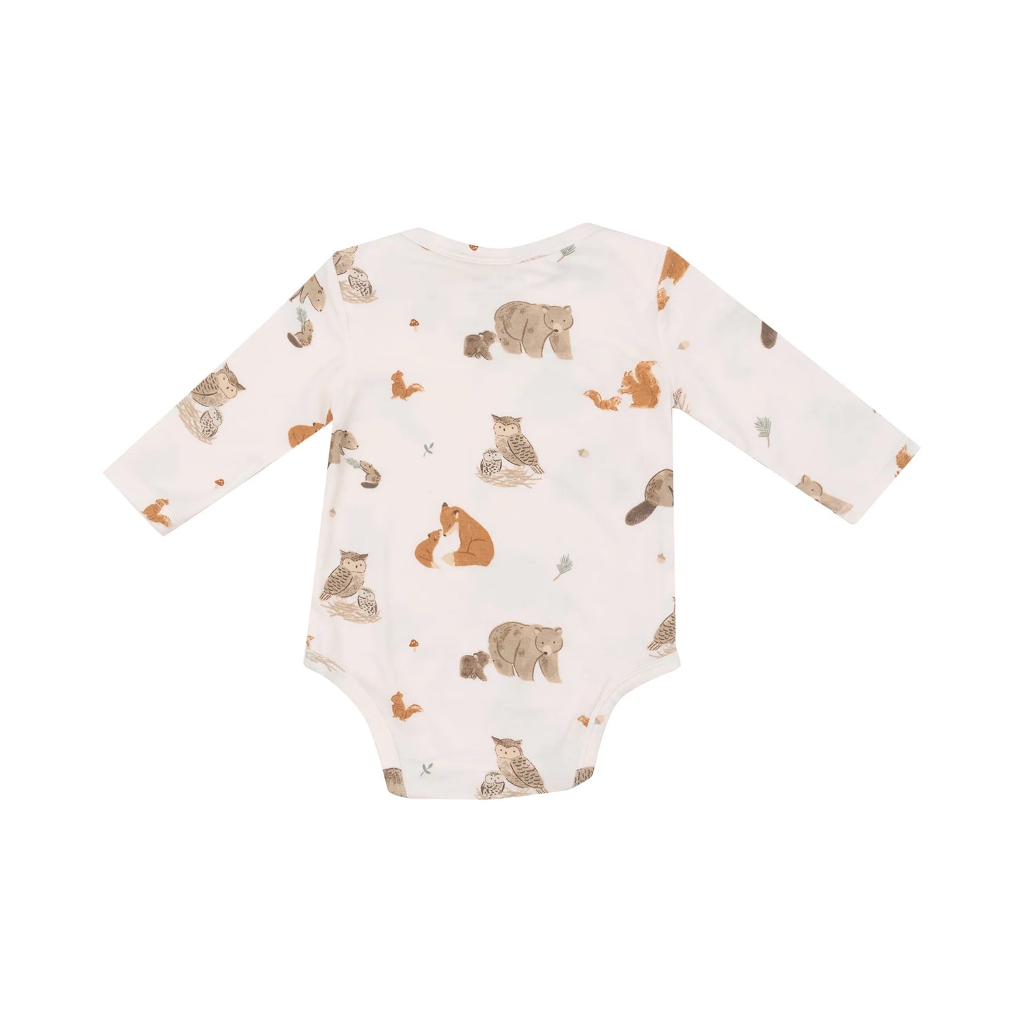 Onesie - Mixed Woodland Animals Pink