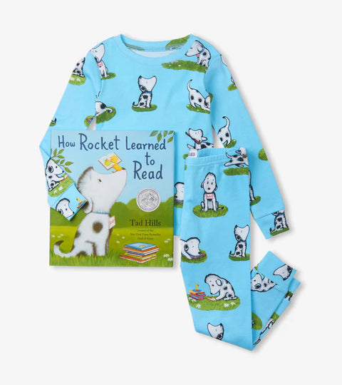 2 Piece Pajama + Book Set - How Rocket Learned To Read