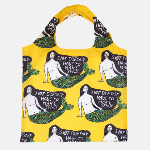 Art Sack (Reusable Shopping Bag) - Sh*t Doesnt Have nTo Make Sense Mermaid