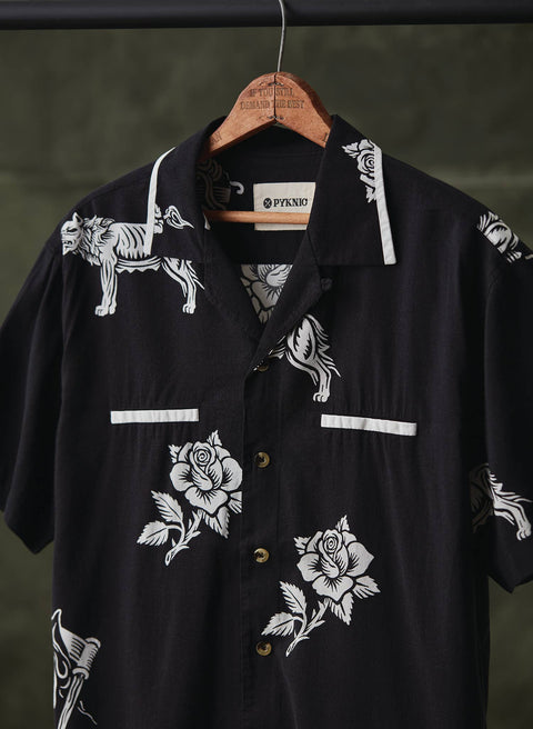 Casual Button Down Shirt - Pasta La Vista Italian Food (Unisex)