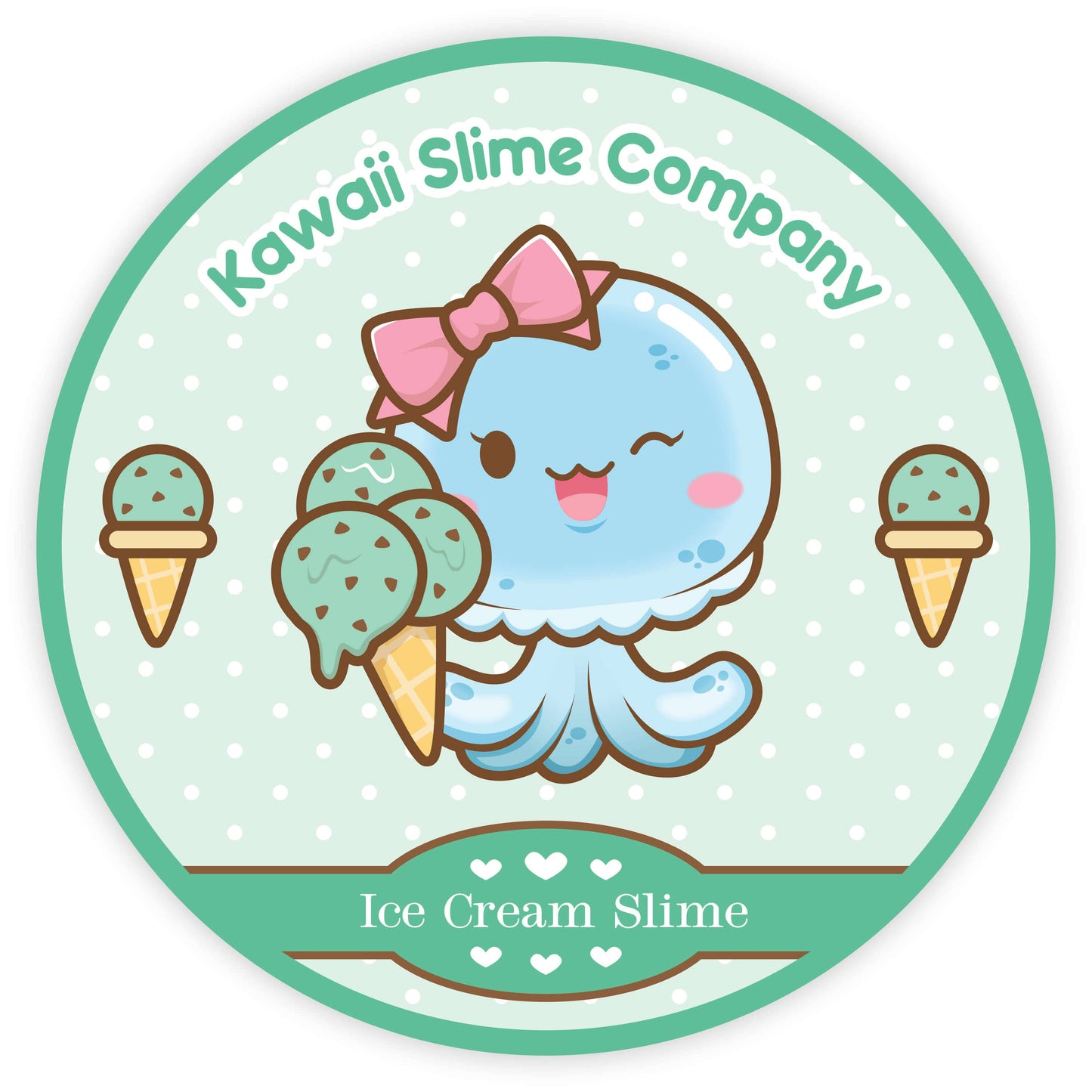 Slime - Mint Chip Scented Ice Cream Pint