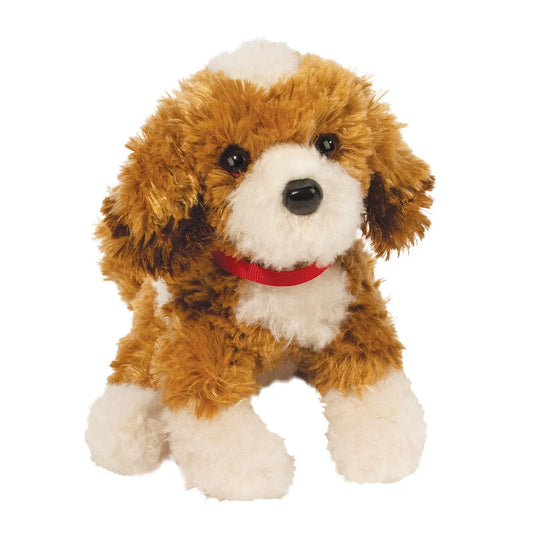 Stuffed Animal - Buttercup Doodle Mix Pup with Red Collar (Small)