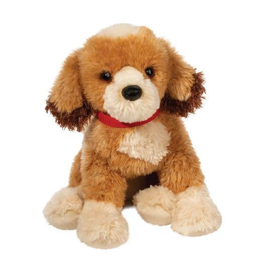Stuffed Animal - Buttercup Doodle Mix Pup With Red Collar