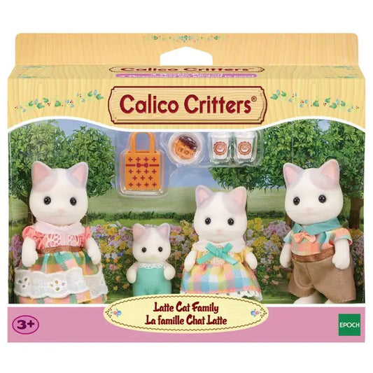 Calico Critters - Latte Cat Family