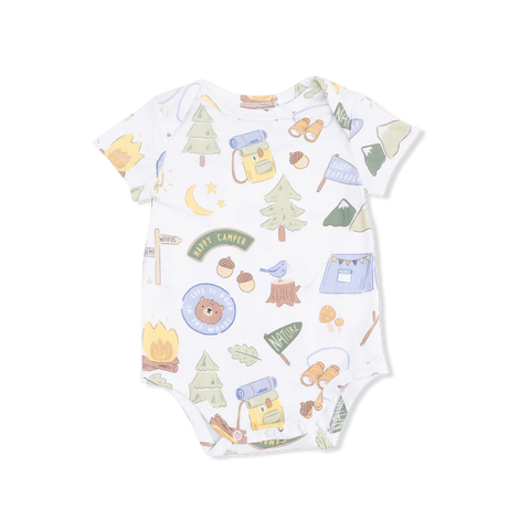 Onesie (Short Sleeve) - Camping Blue
