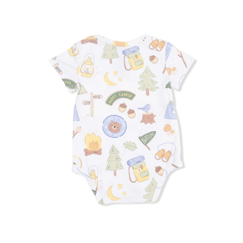 Onesie (Short Sleeve) - Camping Blue