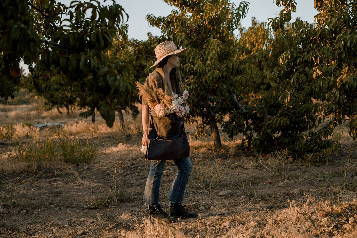 Harvesting and Gathering Bag - Slate Gray