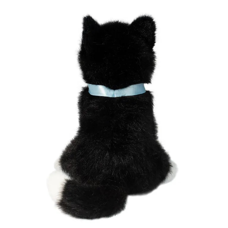 Stuffed Animal - Mini Black & White Cat