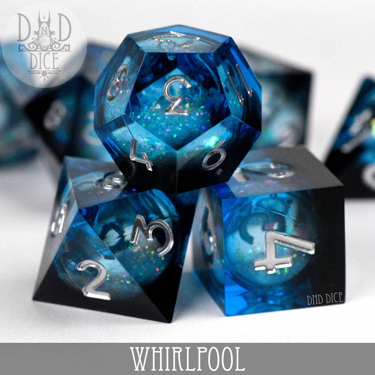 Dice Set - Whirlpool Liquid Core