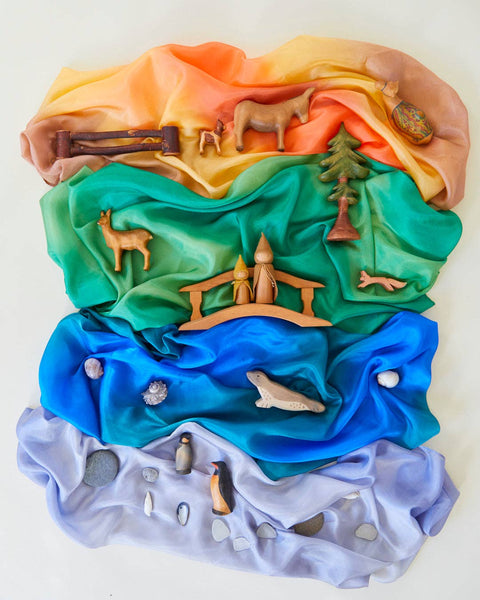 Earth Playsilks - Desert (100% Silk, Natural)