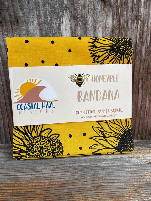 Bandana - Honeybee & Sunflower