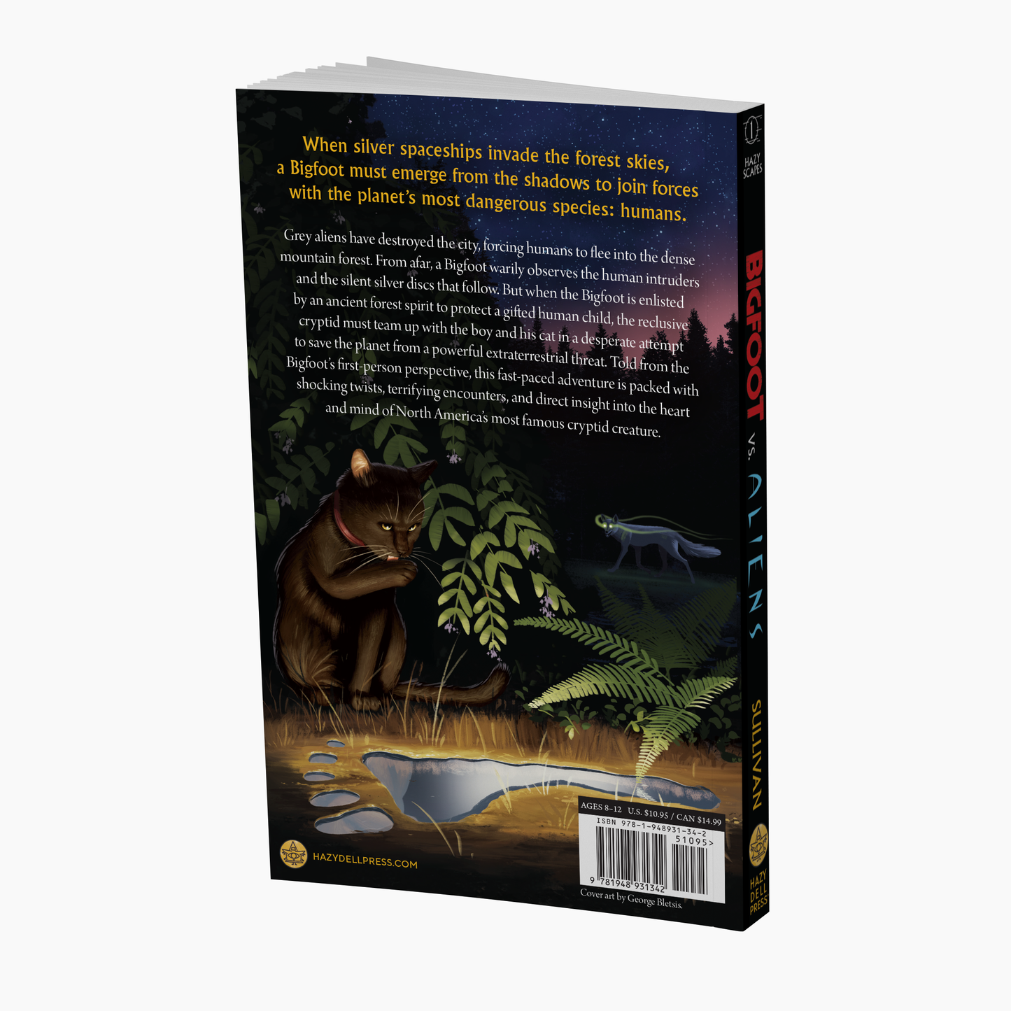 Book (Paperback) - Bigfoot vs. Aliens (Hazyscapes #1)