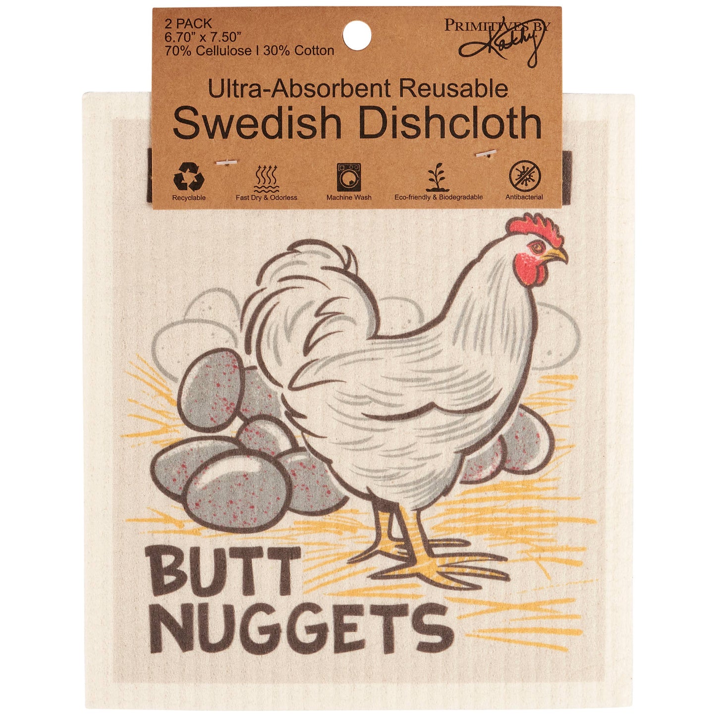 Swedish Dishcloth Set - Fowl Language