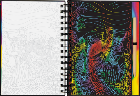 Scratch & Sketch - Extreme Undersea World