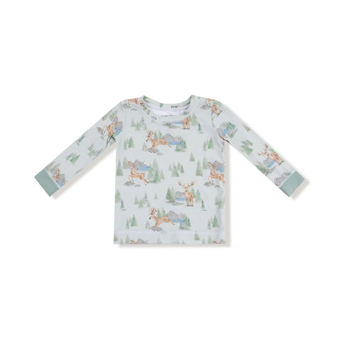 2 Piece Pajamas (Long Sleeve) - Buck Deer