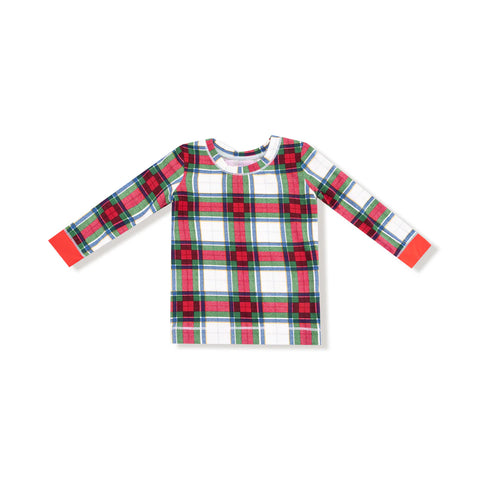 2 Piece Pajamas (Long Sleeve) - Holiday Plaid