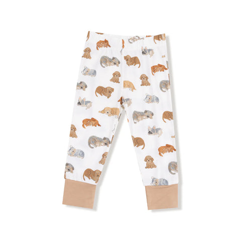 2 Piece Pajamas (Long Sleeve) - Napping Puppies
