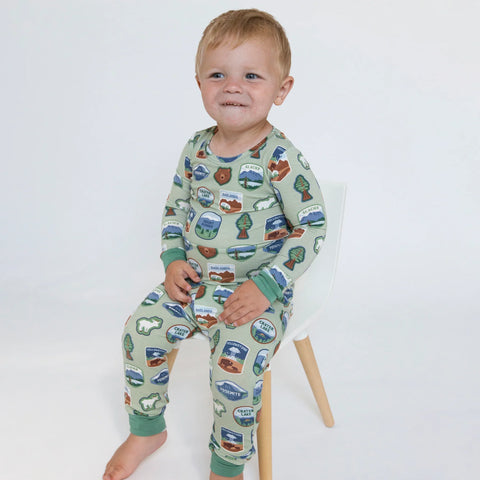 2 Piece Pajamas - National Parks Patches