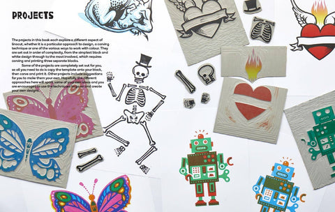 Book (Paperback) - Linocut: Learn in a Weekend