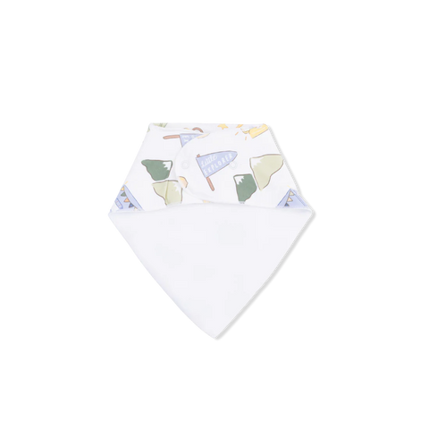 Bandana Bib - Camping Blue