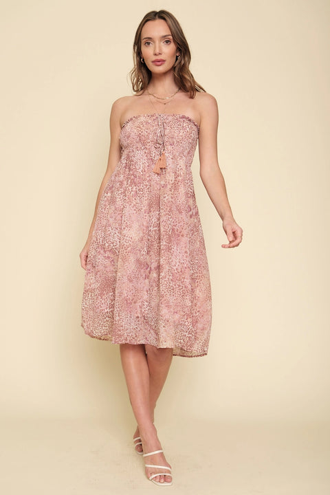 Skirt - Smocked Animal Print