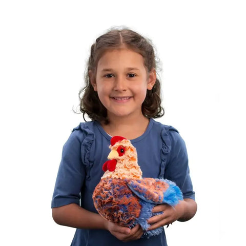 Stuffed Animal - Henreietta Blue Lace Hen