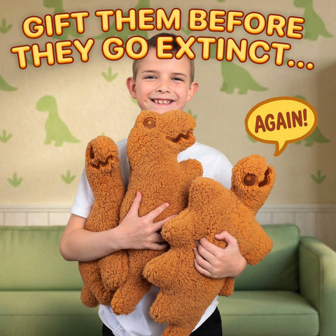 Stuffed Animals - Extra Fluffy Dino Nugget Bronto Barry