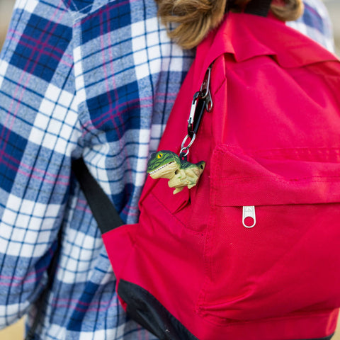Flashlight - Green T-Rex Carabiner
