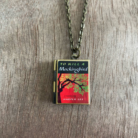 Necklace - Book Locket To Kill A Mockingbird: Bronze