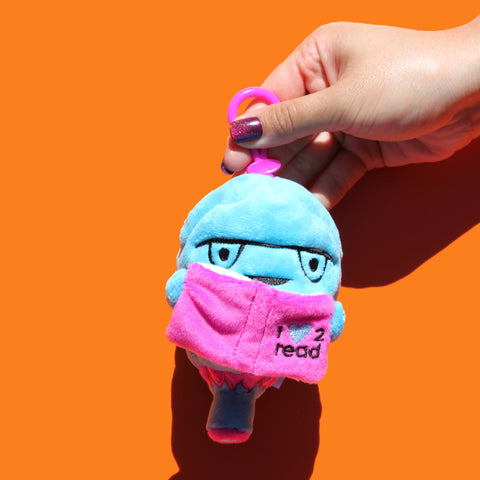 Keychain - Brain I Love To Read 5”